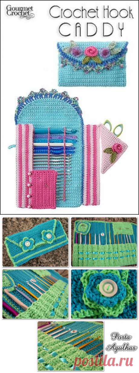Органайзер для вязальных крючков » Клубка.Нет - Все о вязании крючком