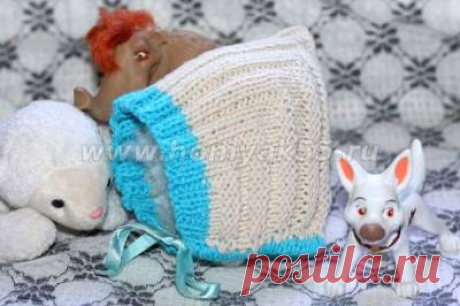 МК Шапочка для младенца «Эльф»