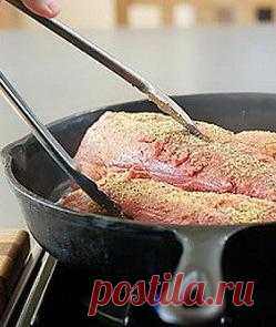 Жарим мясо
