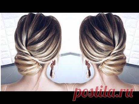 ЛЕГКИЙ ТЕКСТУРНЫЙ ЭКСПРЕСС-ПУЧОК, ВЕЧЕРНЯЯ ПРИЧЕСКА.