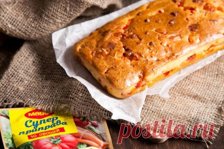 Кекс с грудинкой и овощами - пошаговый рецепт с фото - как приготовить, ингредиенты, состав, время приготовления - Леди Mail.Ru