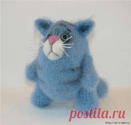 вязаный кот Об-Жорик