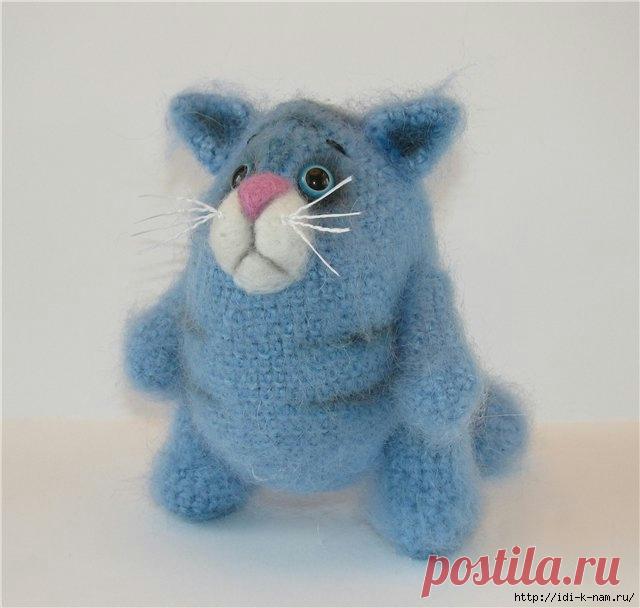 вязаный кот Об-Жорик