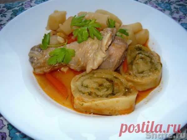 Штрули с курицей − Кулинарный сайт Шате