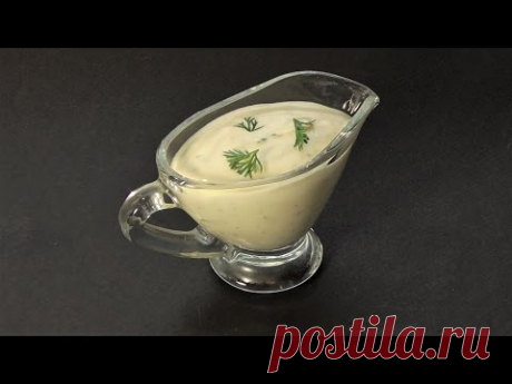 Соус из сметаны и растительного масла