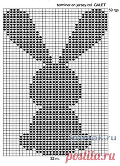 ​Пуловер крючком 