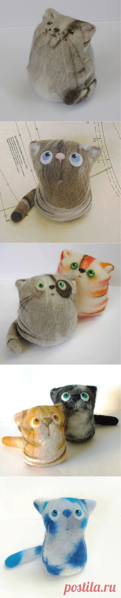 игрушки коты от fingtoys.