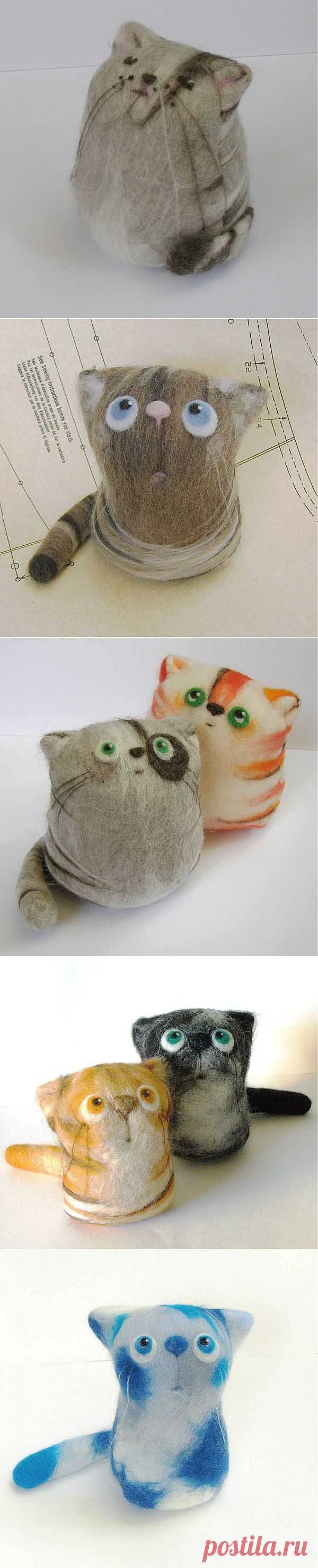 игрушки коты от fingtoys.