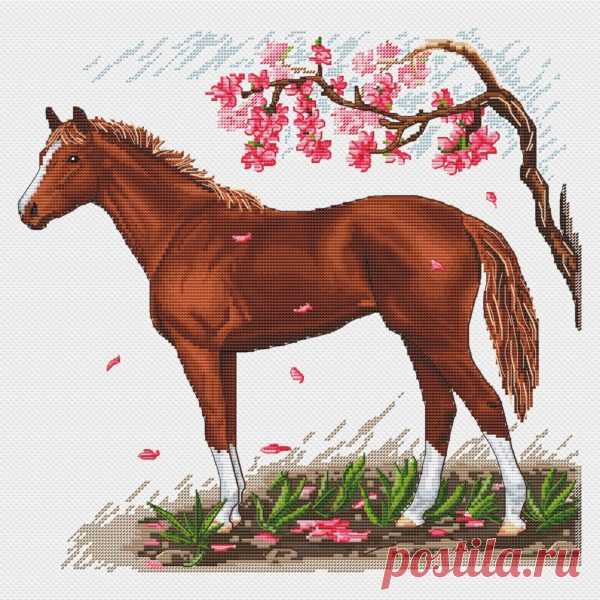 Spring Horse | SA-stitch