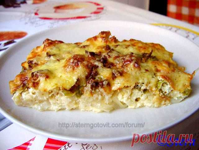 Флан из цветной капусты