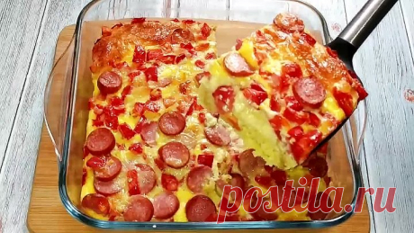 НЕРЕАЛЬНАЯ ВКУСНЯТИНА НА ЗАВТРАК! Порадуйте своих близких, ОЧЕНЬ ВКУСНО! Быстро Просто Сытно!