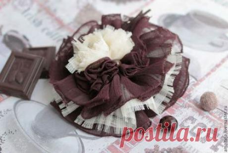 Брошь &quot;Шоколадная&quot;