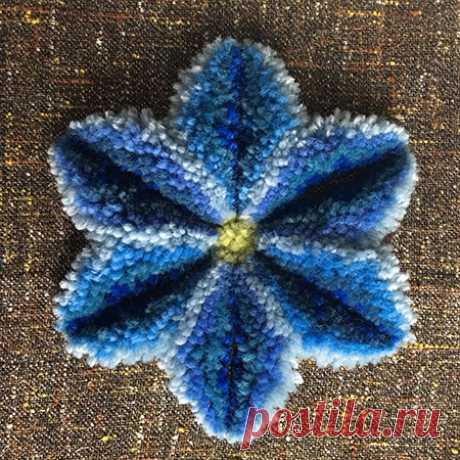 Немецкая хохлатая шерстяная вышивка (aka Amish Stumpwork или Plushwork) » Knitting-and.com