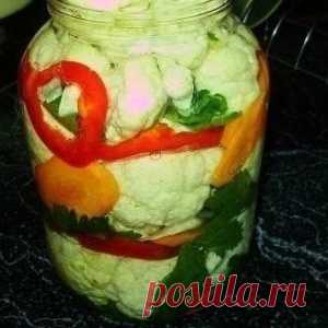 Цветная капуста в маринаде