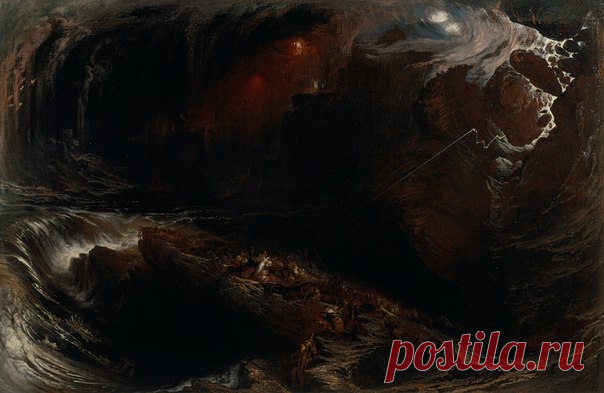 Джон Мартин (John Martin; 1789-1854). The Deluge. 1834. / Удивительное искусство