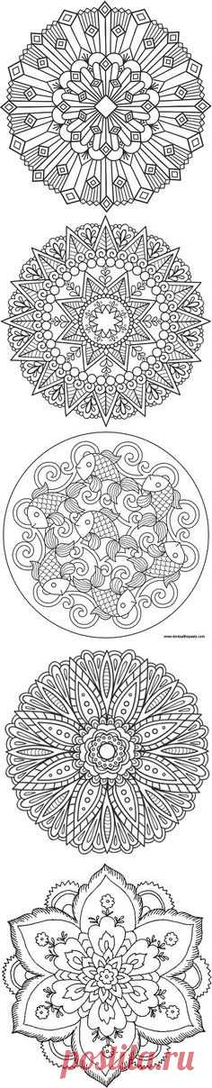 (171) MANDALES в Pinterest | Раскраски Мандала, Мандалы и Мандала-раскраски