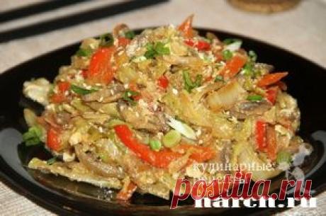 Пекинская капуста с грибами | Харч.ру - рецепты для любителей вкусно поесть