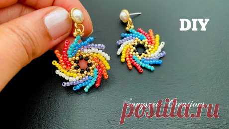 Pin wheel Earrings || St Petersburg stitch Beaded earrings Hi friends....Welcome to my channel . If you like my Video Remember to Subscribe,Like & Share A lot of you have been asking for a contribution link , Here's ...