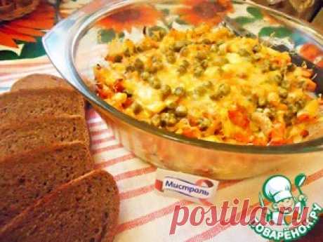 Рисовая запеканка с горохом - кулинарный рецепт