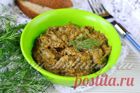 Грибная икра из сухих грибов, самый вкусный рецепт