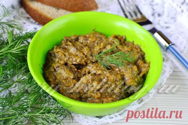 Грибная икра из сухих грибов, самый вкусный рецепт