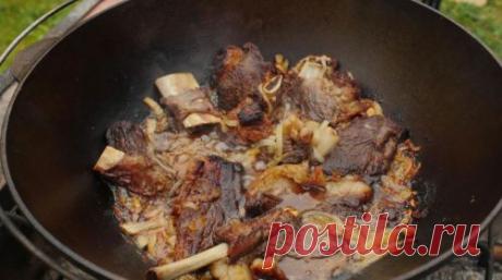 Блюда в казане не костре: рецепты, что можно приготовить, мясо на огне