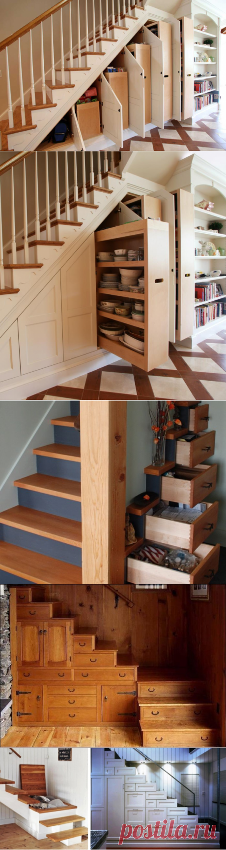 Использование пространства под лестницей с пользой: идеи — Сделай сам, идеи для творчества - DIY Ideas