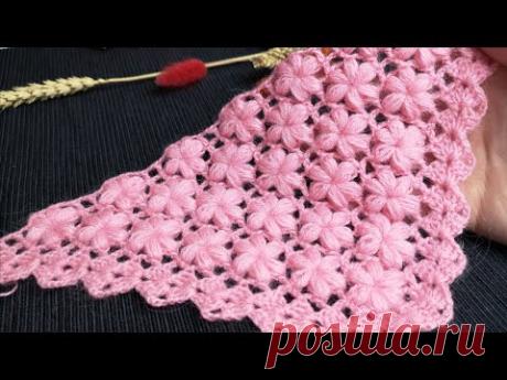 🌷Весенняя🌷К праздникам😉🌷Crochet spring shawl🌷