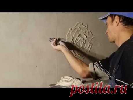 цветочки на стене