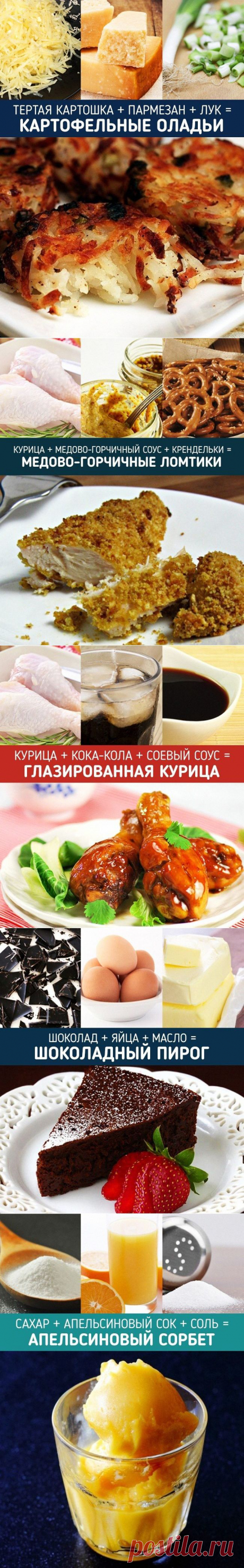 15 блюд из 3-х ингредиентов