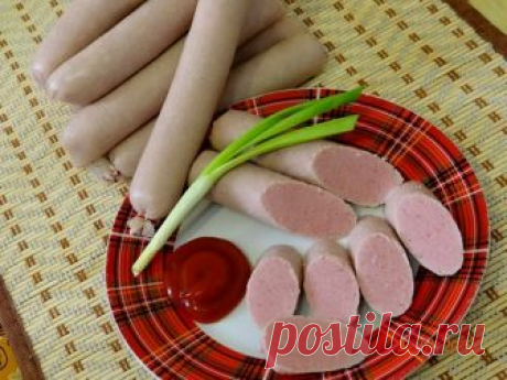 Сосиски домашние молочные нежные рецепт с фотографиями