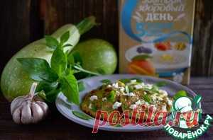 Кабачковые блинчики с базиликом и фетой - кулинарный рецепт