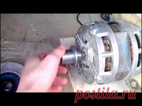 Наждак из старой стиральной машины. [Garage Custom TV]