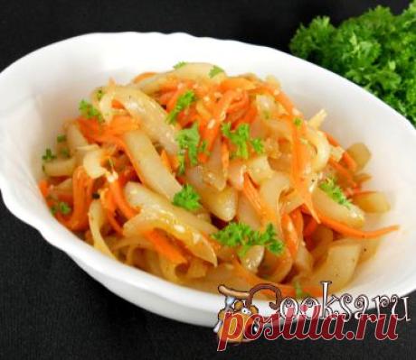 Кальмары по-корейски фото рецепт приготовления