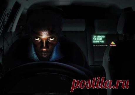 Социалка против написания sms-ок за рулем. Водителей сравнили с серийными убийцами. / Занимательная реклама