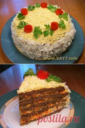 Вкусный печеночный торт из детства
