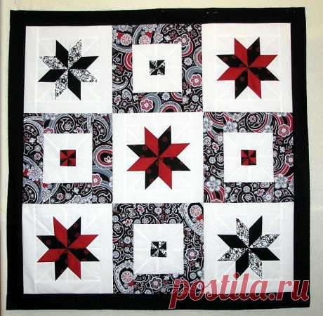 LaMoyne Star and Mini Pinwheel Quilt | Beyond Sock Monkeys ~ My Quilting Adventures