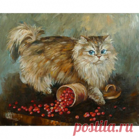 ©Kira Panina - My Art Works Кира Панина -Мои работы 

"Scattered strawberries" canvas / oil - 2018