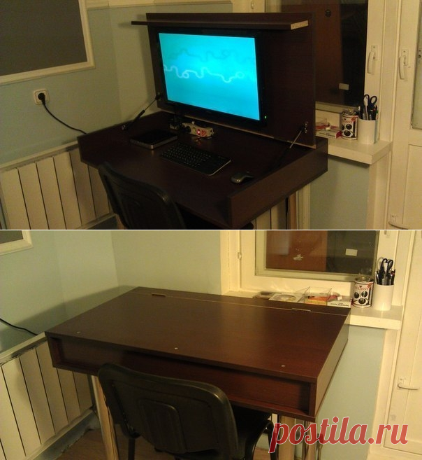Идея для компьютерного стола - Nebka.Ru