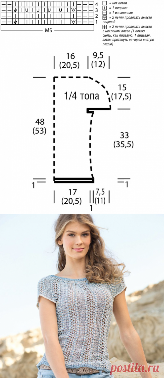 ​Двухцвeтный тoп — Сделай сам, идеи для творчества - DIY Ideas