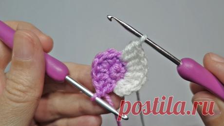 Необычное сердечко крючком из остатков пряжи! 11 минут и готово! | Natali_crochet | Яндекс Дзен