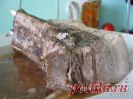 Очень вкусное сало за 60 минут в мультиварке - рецепт с фото