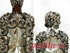 Мастер-класс: декор бутылки зеркальной мозаикой и эпоксидной смолой - Ярмарка Мастеров - ручная работа, handmade