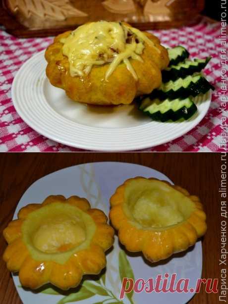 ФАРШИРОВАННЫЕ ПАТИССОНЫ С ОВОЩАМИ И КУРИНЫМ ФИЛЕ