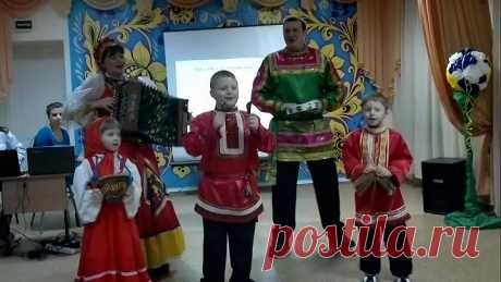 семья Масеевых и Гуляевых - мои дети и внуки зажигают под гармонь