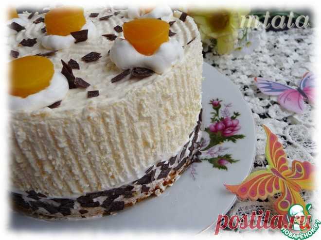 Торт персиковый Кулинарный рецепт