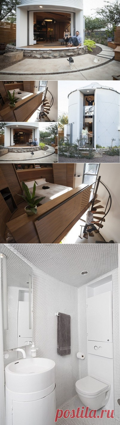 Компактный домик-цилиндр площадью всего 31 кв. метр - Дизайн интерьеров | Идеи вашего дома | Lodgers