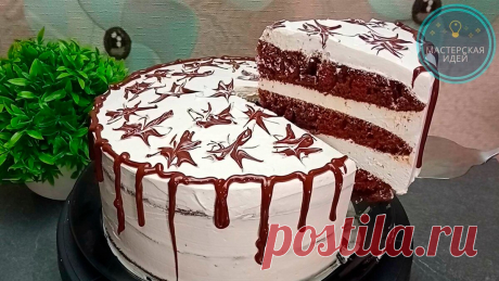 Просто, вкусно и без духовки: готовлю идеальный шоколадный торт на сковородке (делюсь рецептом) | Мастерская идей | Яндекс Дзен