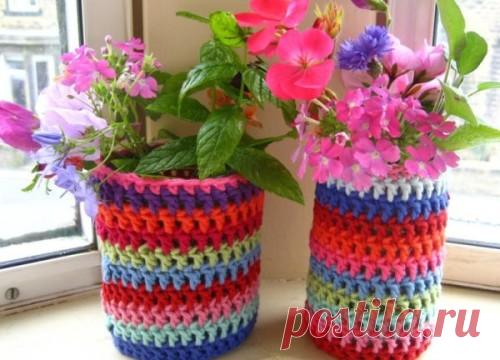 Как украсить цветочный горшок своими руками: фото и подборка несложных идей