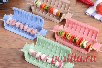 Бюджетные находки: 15 полезных и красивых предметов для дачи с AliExpress 1. Устройство для нанизывания шашлыков (194 руб.)

Дача у многих ассоциируется в первую очередь с отдыхом на природе и приготовлением шашлыков. Чтобы облегчить себе задачу, можно использовать такое